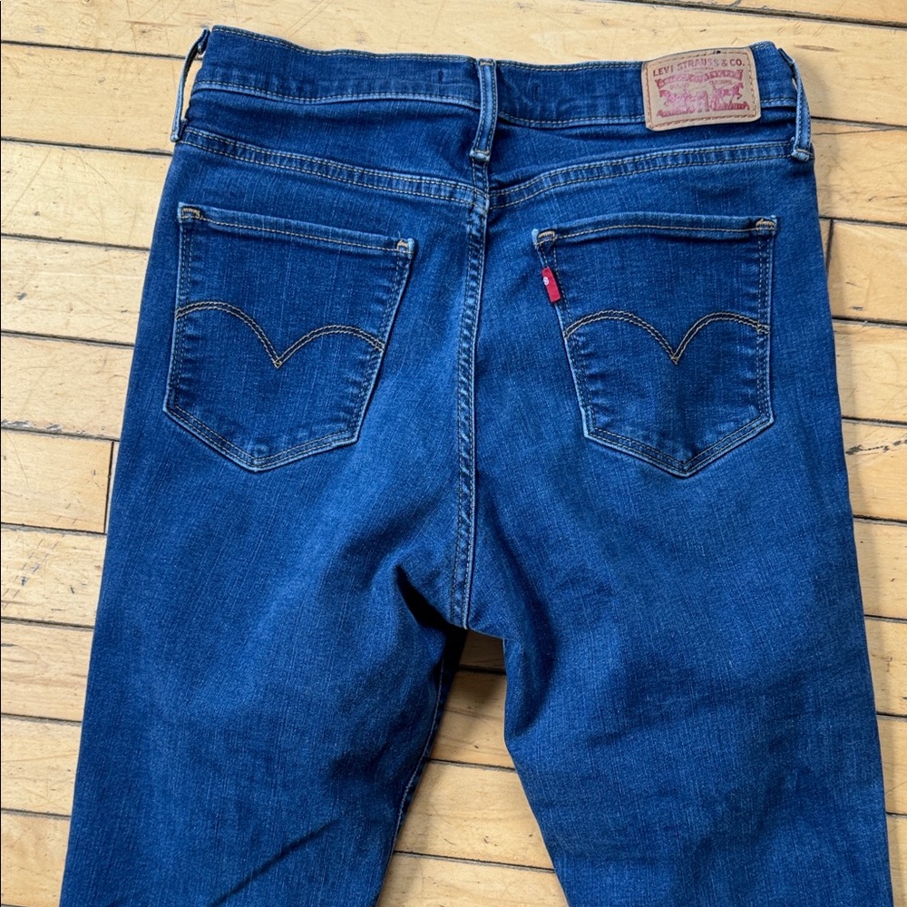 Levi's Women's High Rise Jeans in Dark Blue